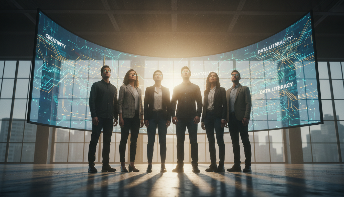 Gráfico mostrando o impacto da inteligência artificial no mercado de trabalho brasileiro