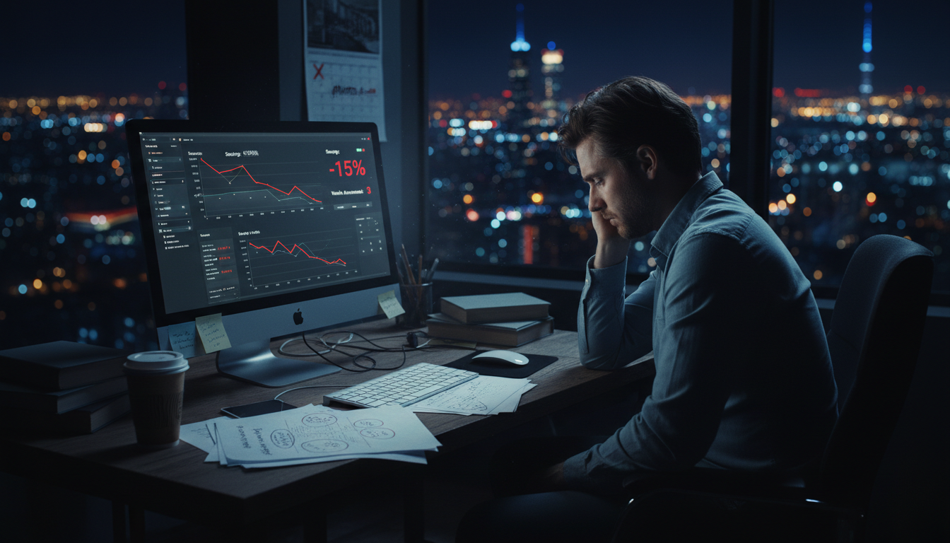 Gráfico mostrando timeline real de retorno sobre automação